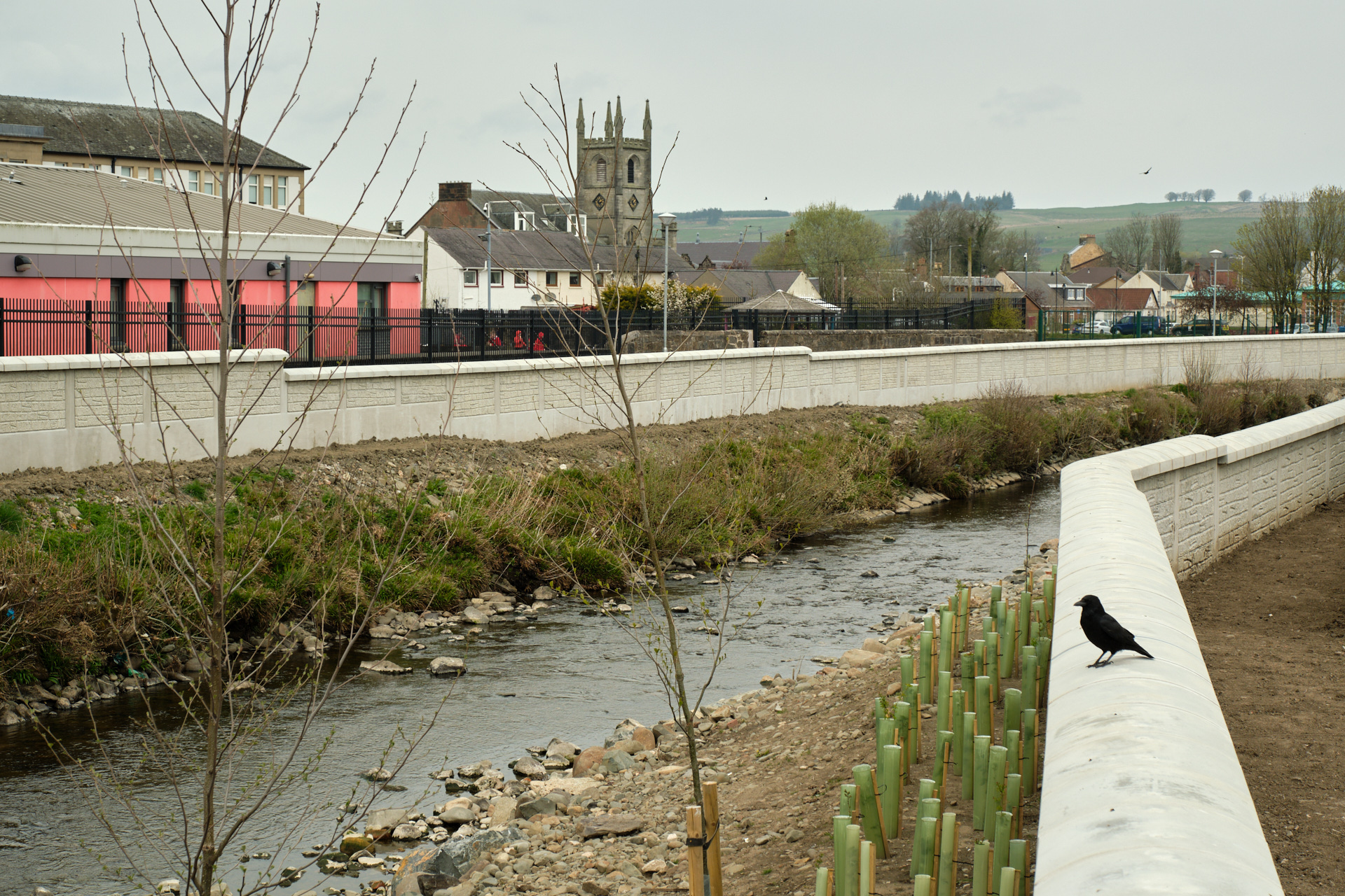 New Cumnock flood protection scheme officially completed