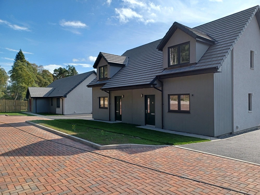 Council completes ten new homes at Dulnain Bridge