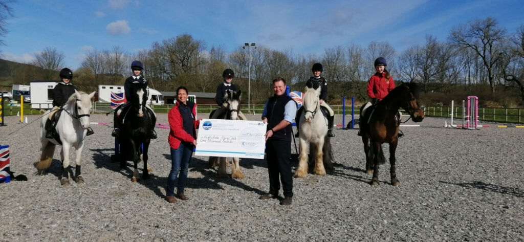 Cunninghame Housing Association donates £1,000 to Nithsdale Pony Club