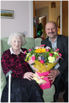 Ochil View wishes centenarian a happy birthday