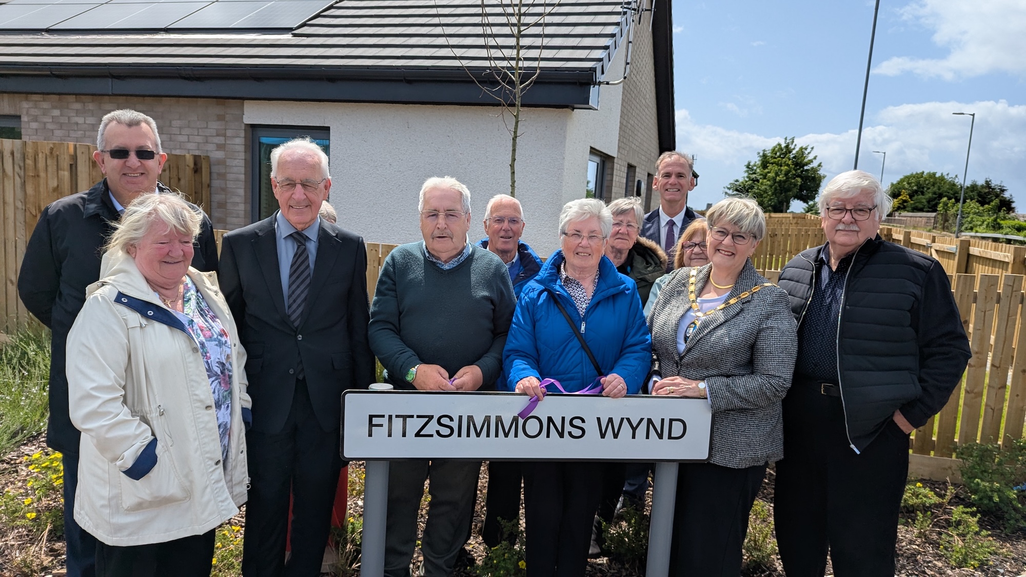 New-build council homes honour former Provost in Ardrossan
