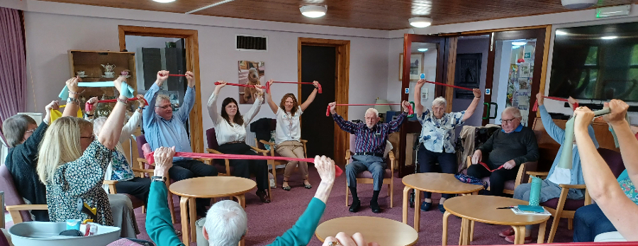 MSP sees Eildon's Older People Active Lives project in action