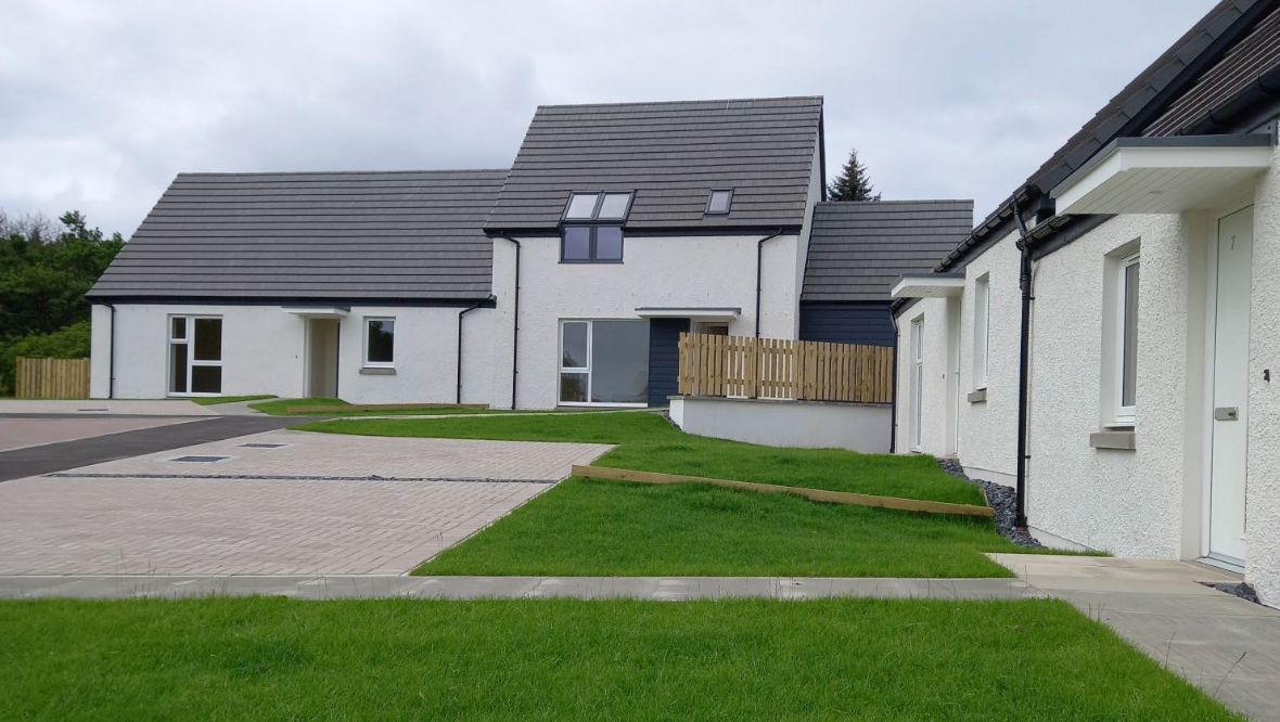 'State-of-the-art' affordable homes completed on Jura