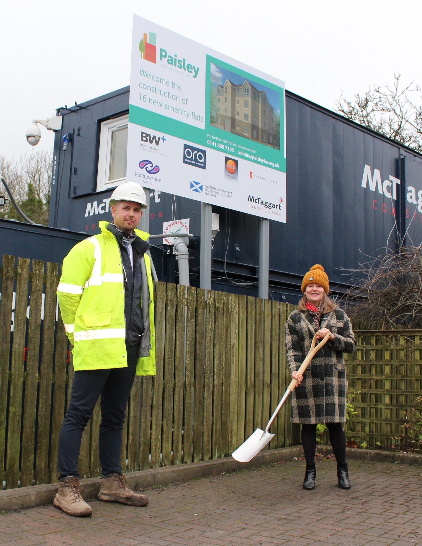 Work begins to create new amenity homes in Paisley