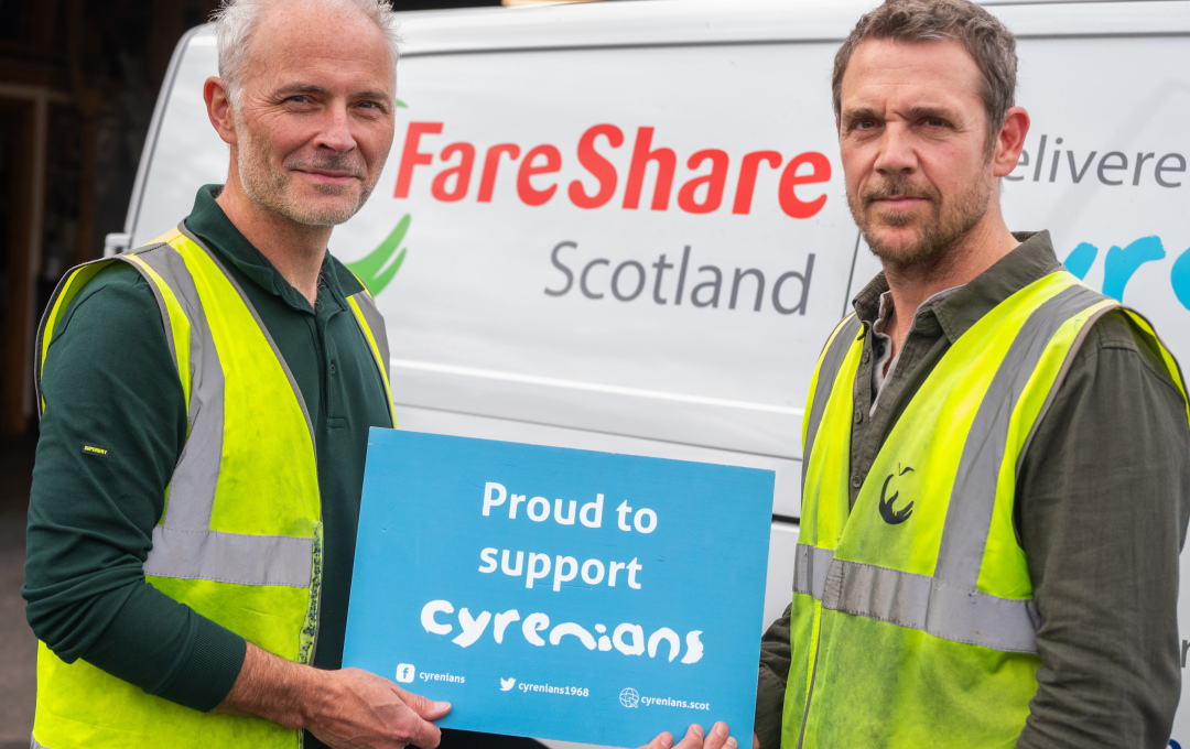 'Guilt' stars head home to Leith to launch FareShare's summer appeal