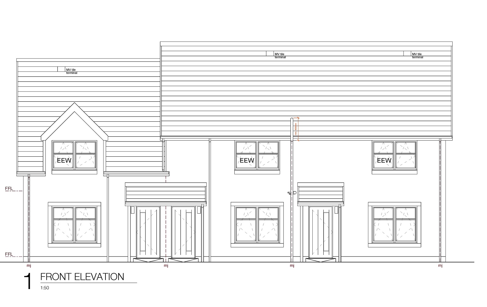 New homes for Caledonia under construction at Milnathort