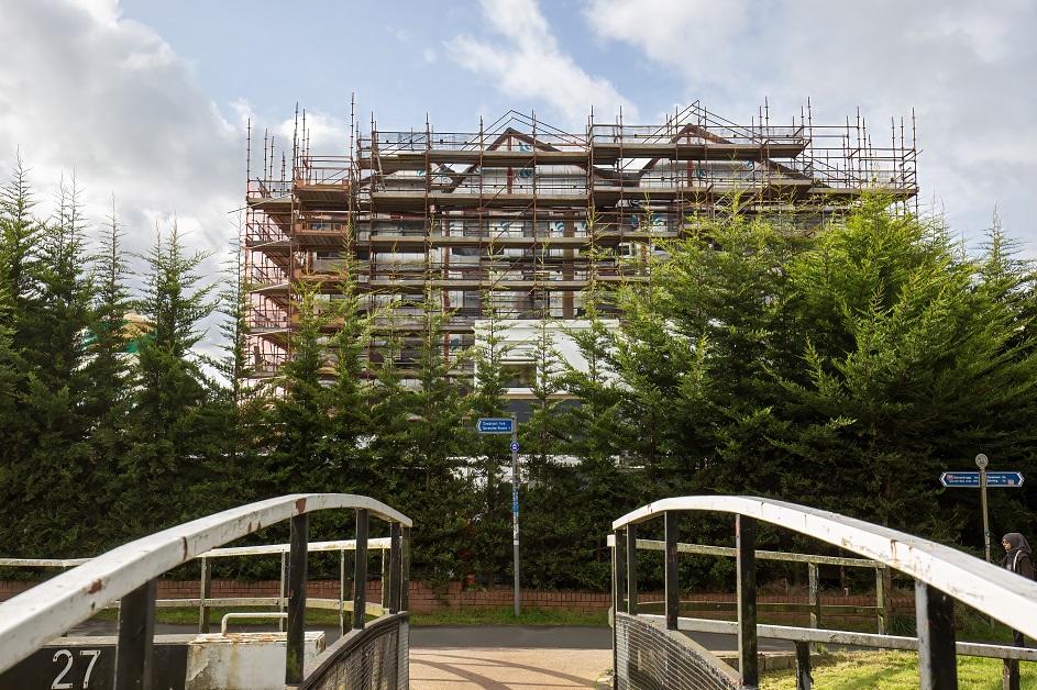 Construction progresses at 46-home development in Anniesland