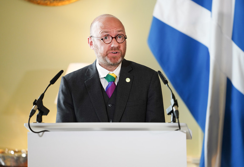 Minister for zero carbon buildings Patrick Harvie speaks at pre-COP26 social housing energy summit 