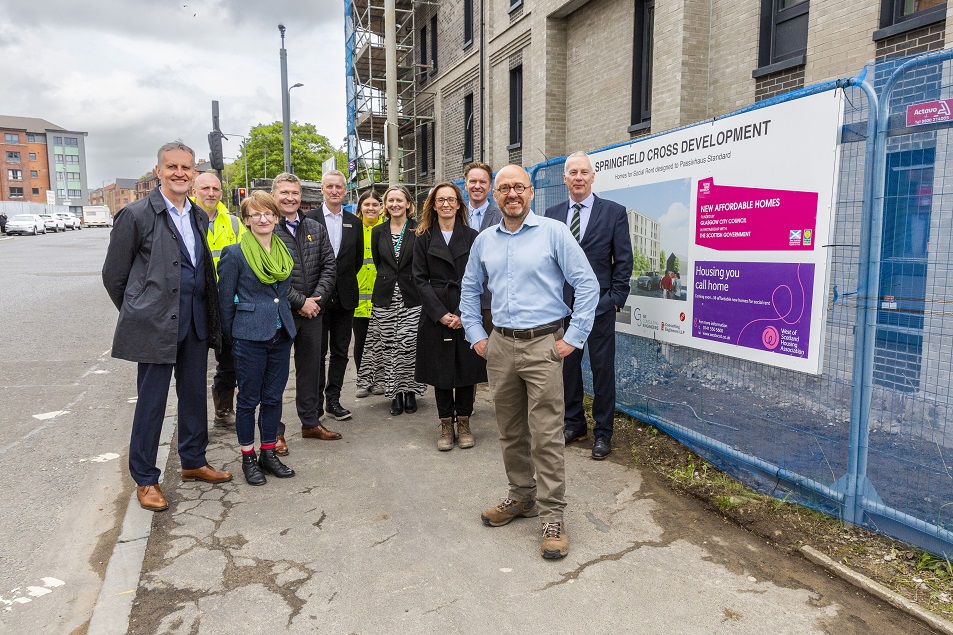Zero carbon buildings minister visits West of Scotland Housing Association's Passivhaus site
