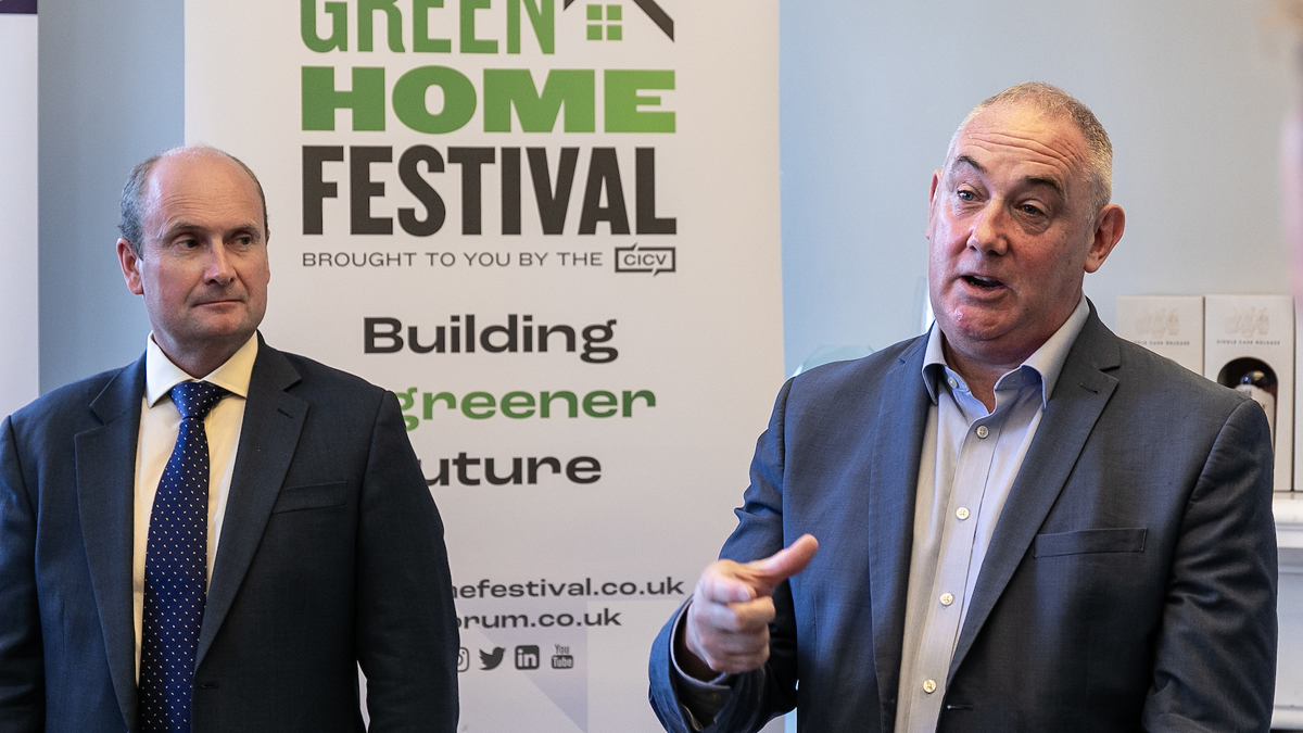 Climate change is ‘defining issue of our time’, housing minister tells Green Home Festival