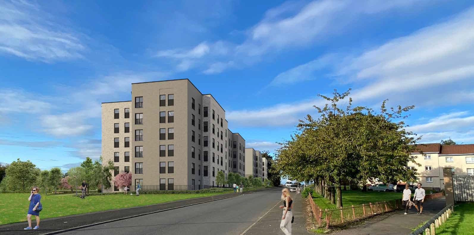 Plans lodged for 84 flats on Barlanark school site