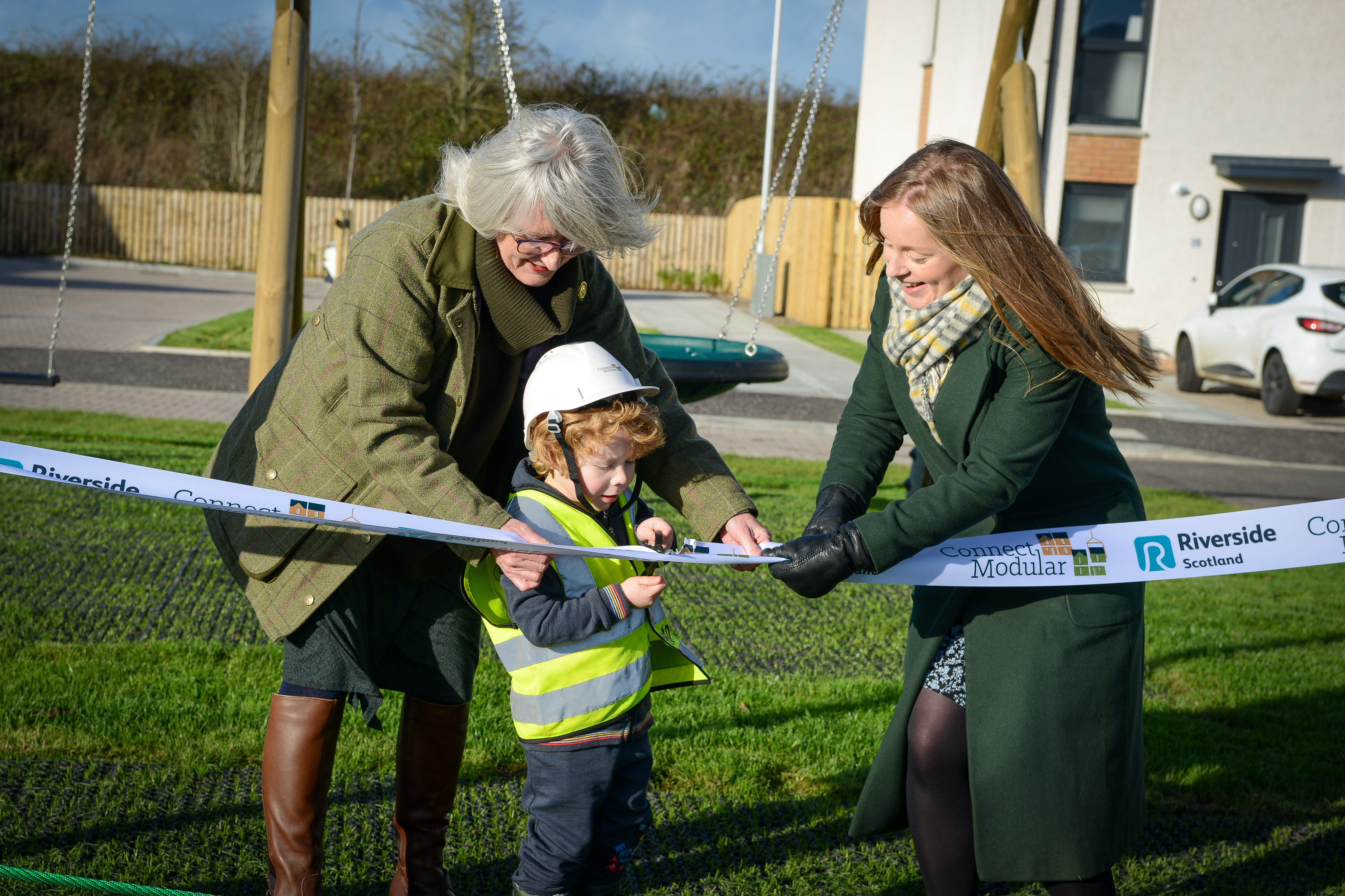 Scotland's first large scale modular housing development is completed