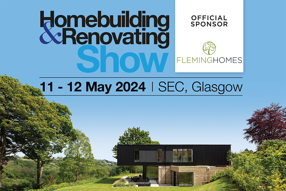 Sign up for 2 free tickets to the Scottish Homebuilding & Renovating Show