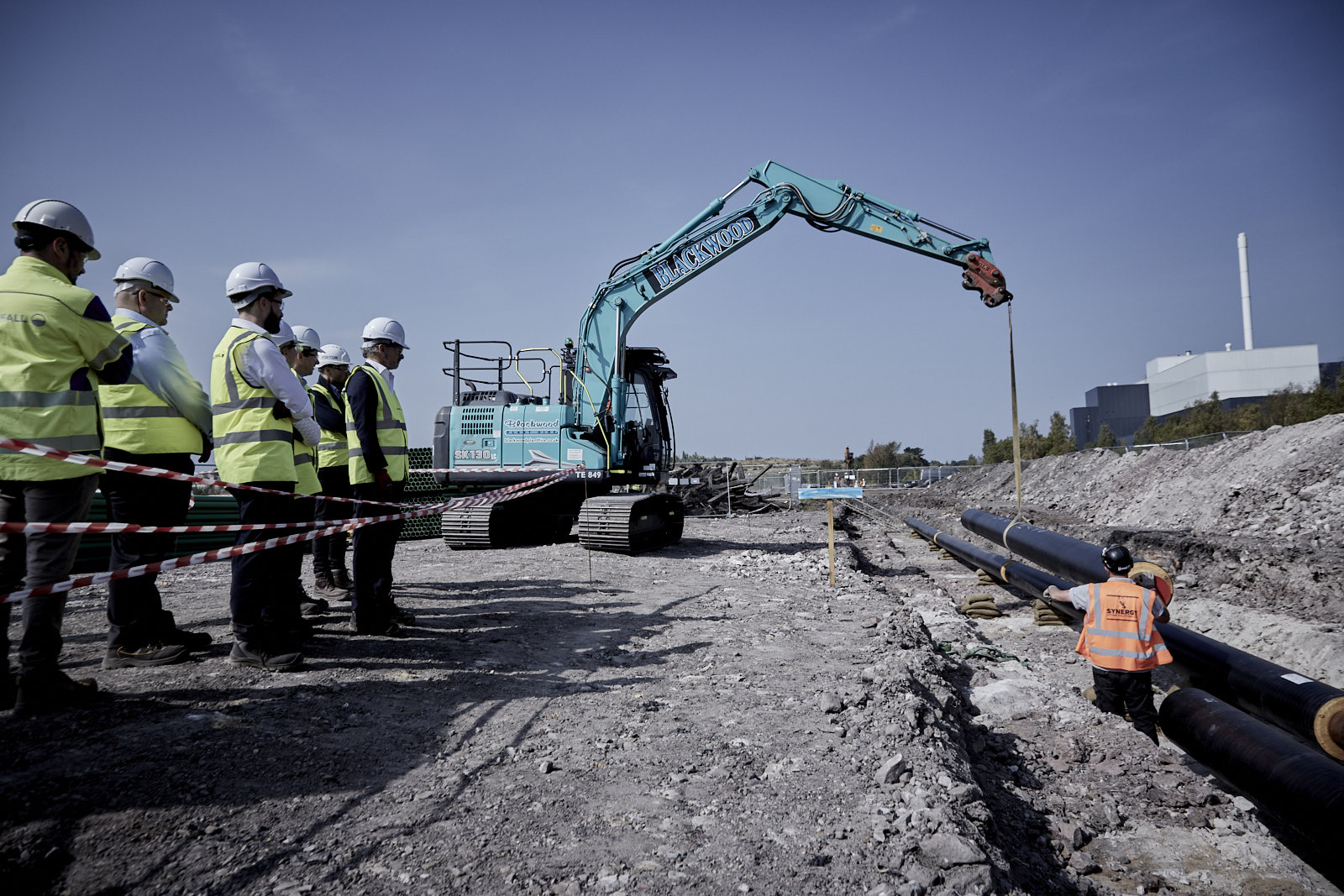 Partners celebrate Midlothian district heating progress