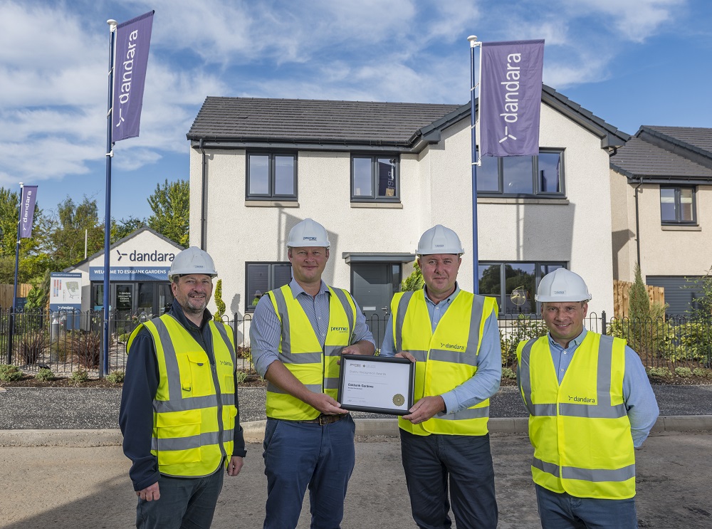 Dandara scoops Quality Recognition Award for Eskbank homes