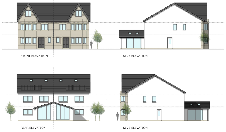 Green light for four new homes on vacant land in Dennistoun