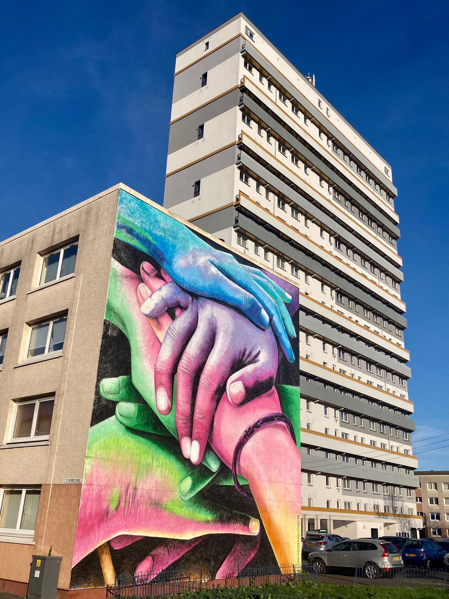 Queens Cross Housing Association unveils new mural in Glasgow