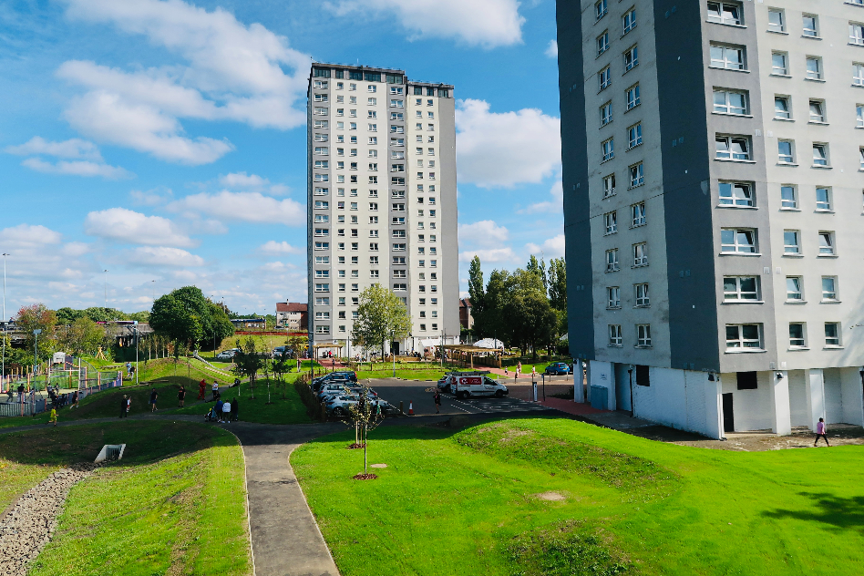 Underused greenspace in Cardonald transformed into vibrant community park