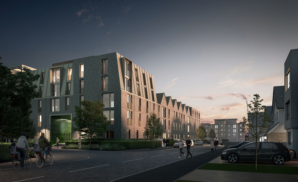 Video: 'Topping out' reached for Edinburgh low carbon homes development