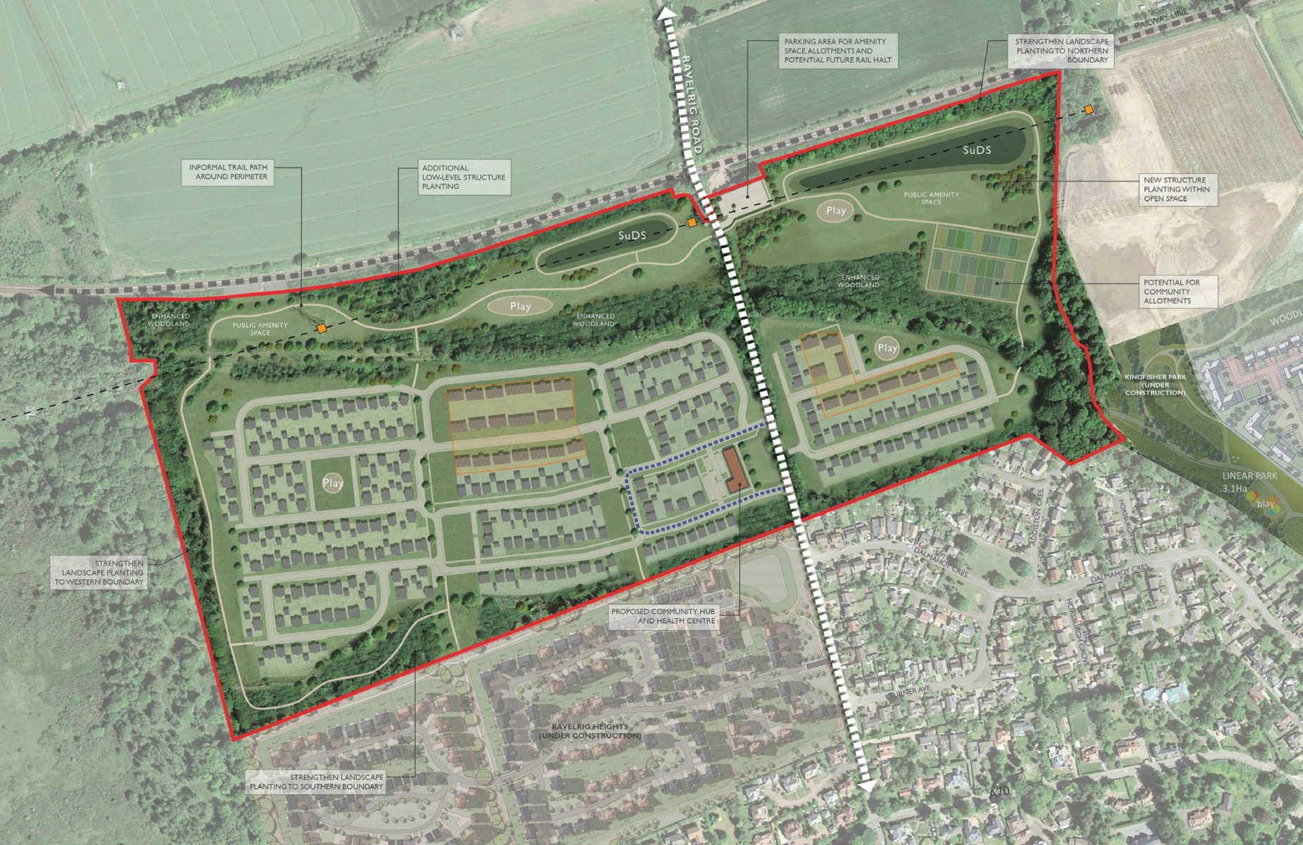 Masterplan lodged for residential-led development in Balerno