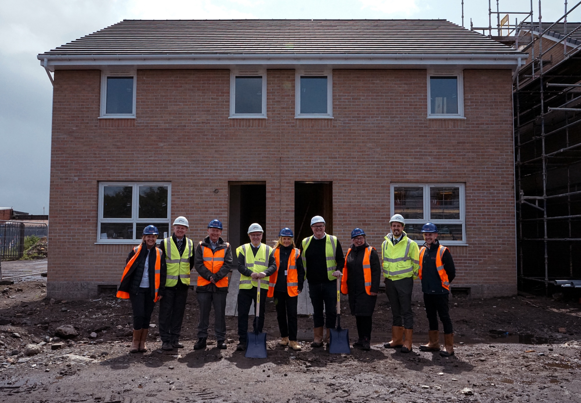 Trust HA and Wilson Developments break ground on £9m new build development in Bellshill