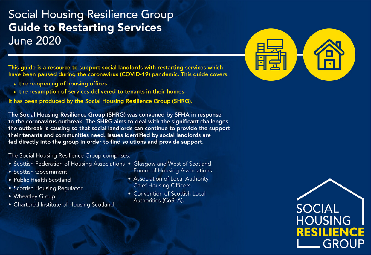 Social Housing Resilience Group updates guide on restarting services