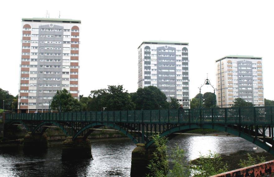 Last Ayr tower block remains after halt on demolitions