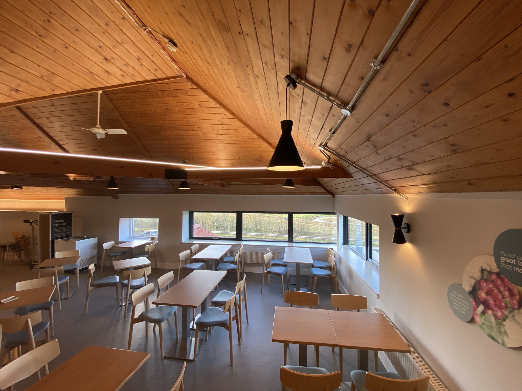 Spot on lighting for RSPB Loch Leven's new café