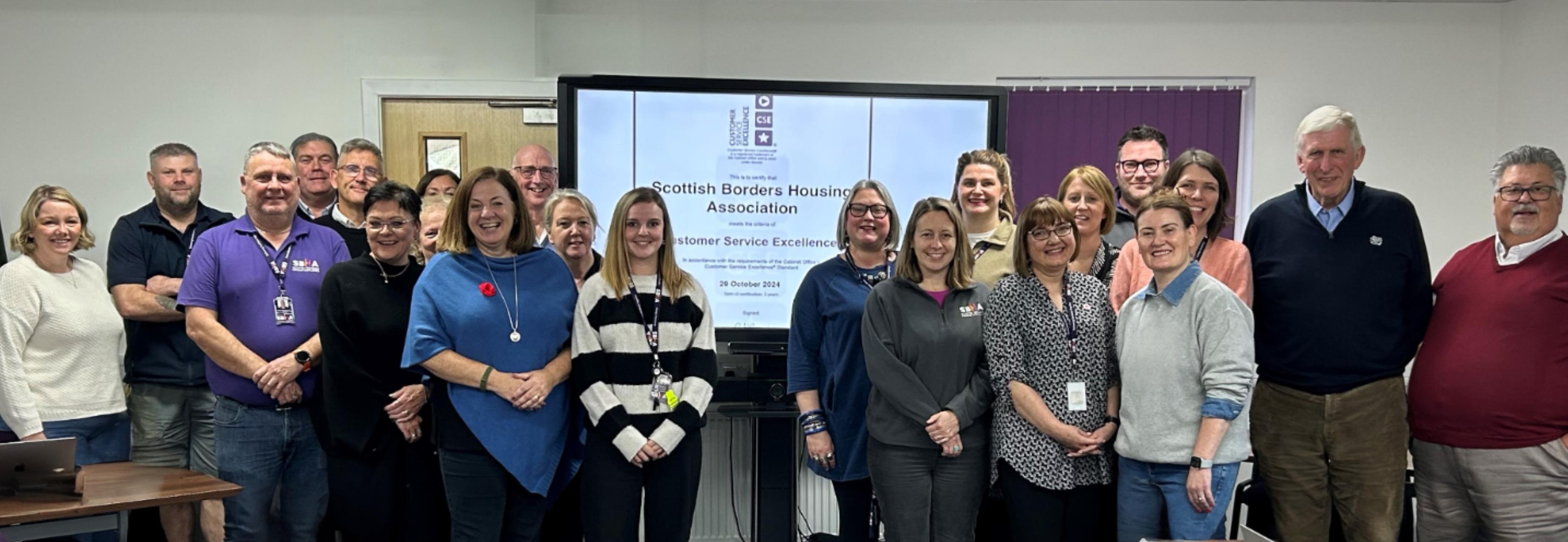 SBHA achieves Customer Service Excellence accreditation