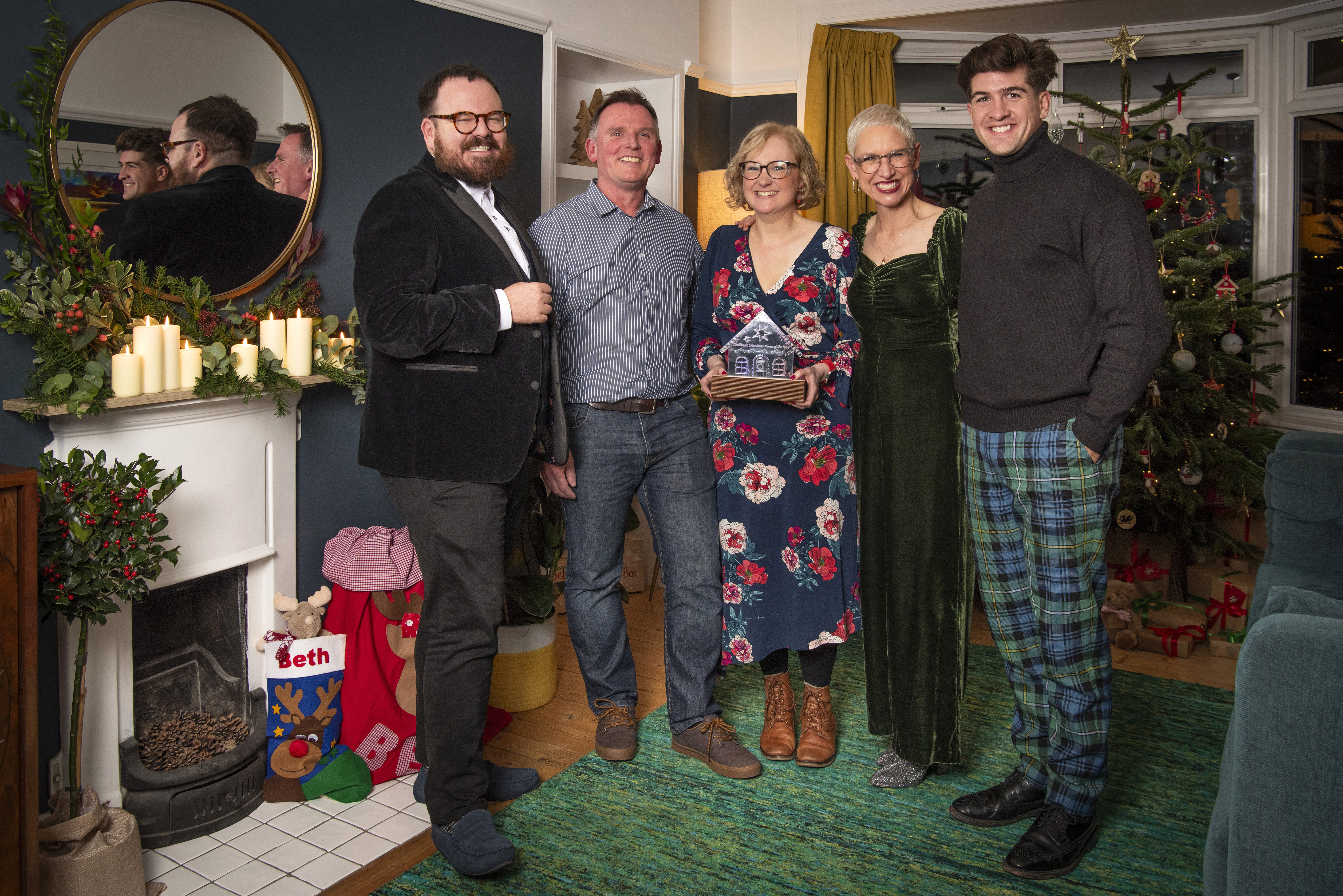 Colourful and creative home in Edinburgh named Scotland’s Christmas Home of the Year