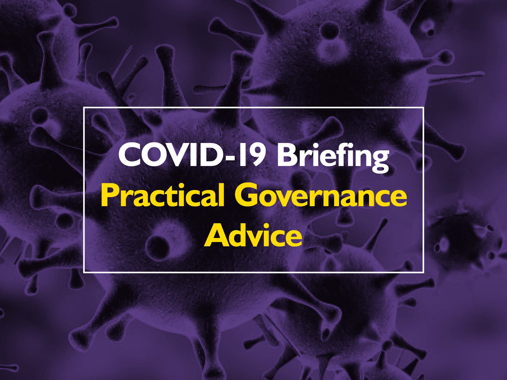 SFHA updates COVID-19 briefing note on practical governance advice