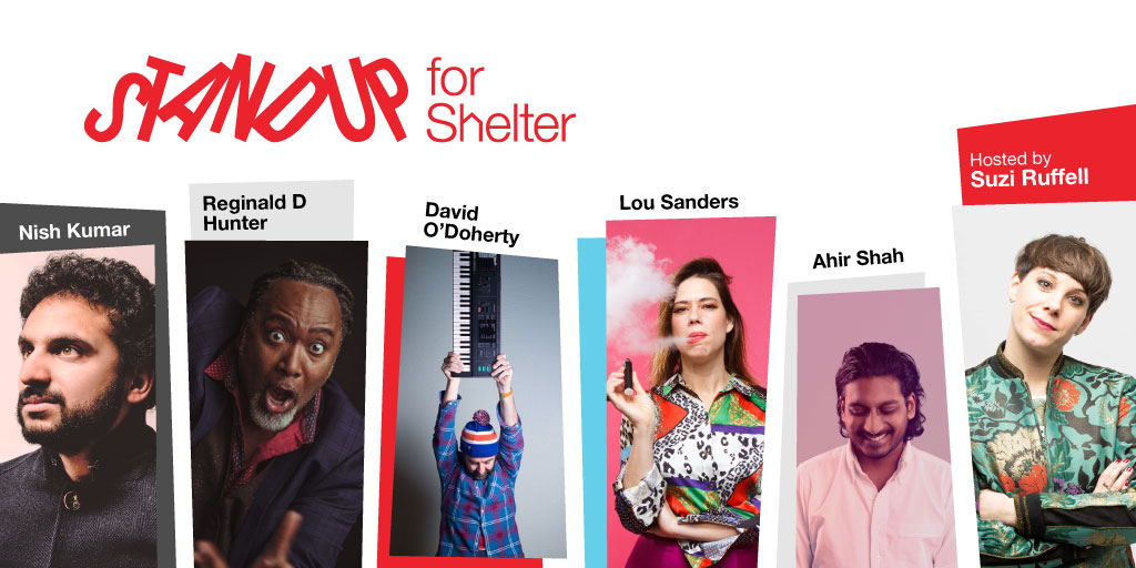 Fringe comedy stars to raise the roof for Shelter Scotland