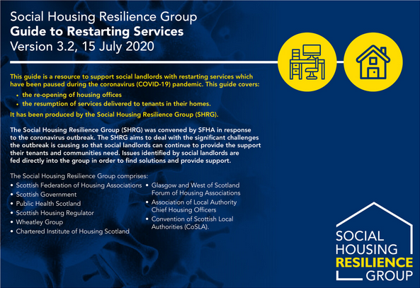 Social Housing Resilience Group revises restarting services guide as lockdown eases