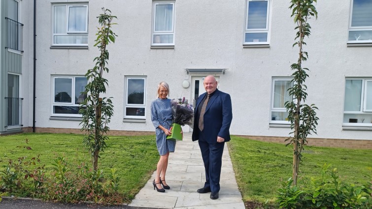 Strathaven resident on a high after moving into new flat