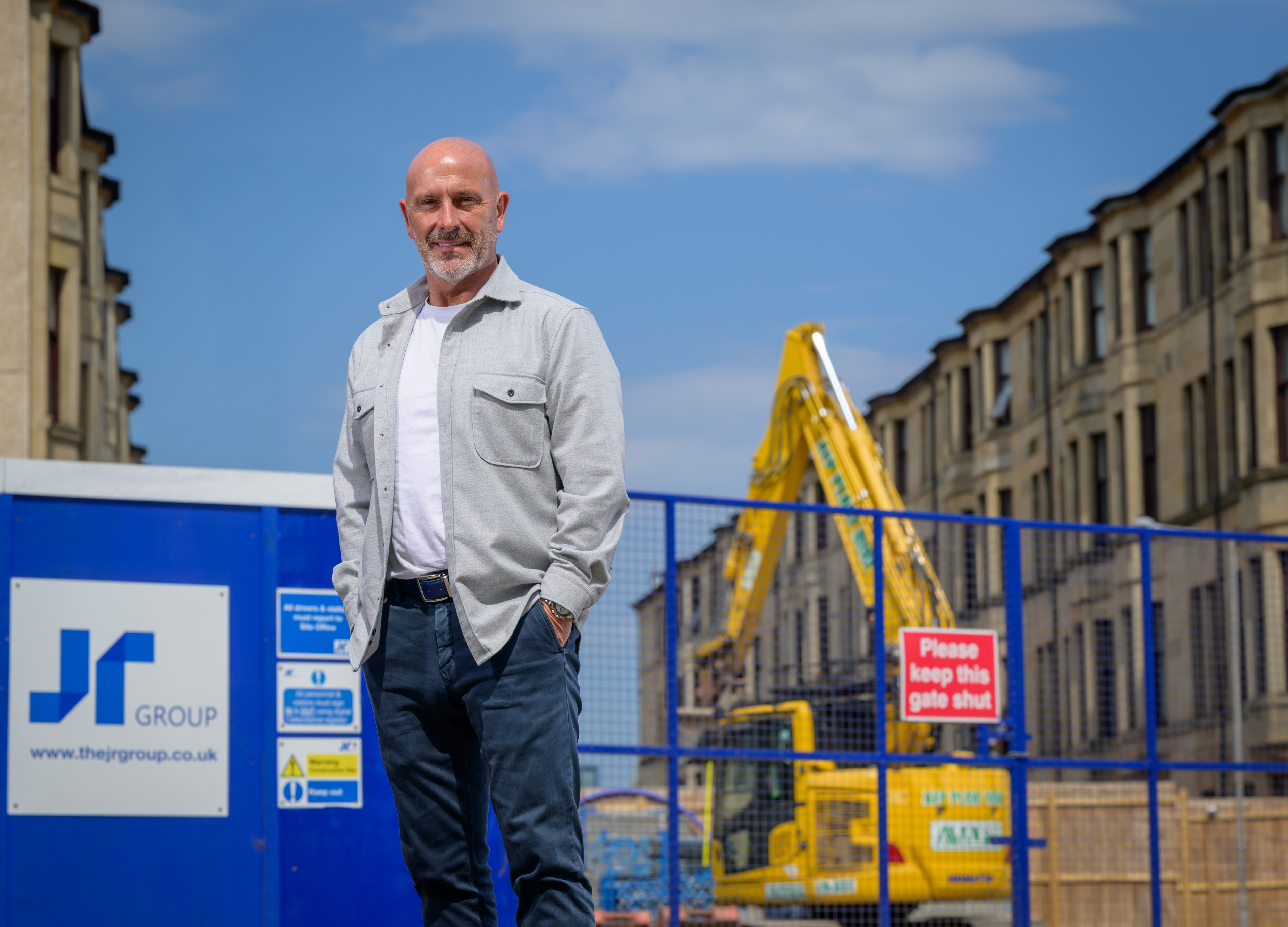 The JR Group MD helps to rejuvenate street he used to play football on
