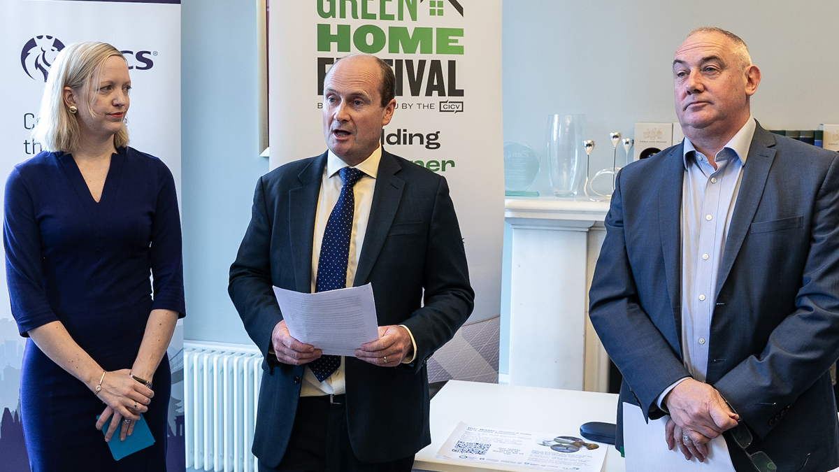 Climate change is ‘defining issue of our time’, housing minister tells Green Home Festival