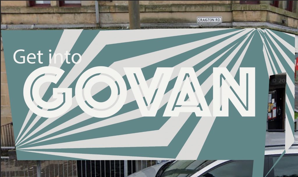 Another mural on the way for Govan thanks to Elderpark