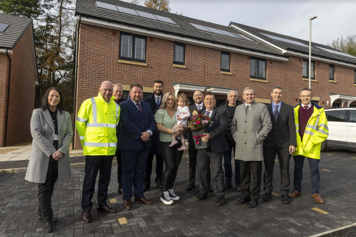 Barratt West Scotland hands over council homes in Kilmarnock
