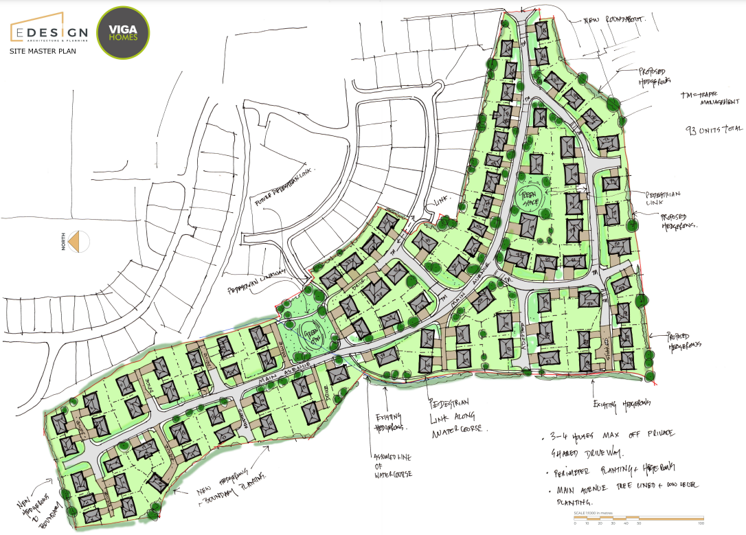Plans lodged for nearly 100 homes in Ayrshire village