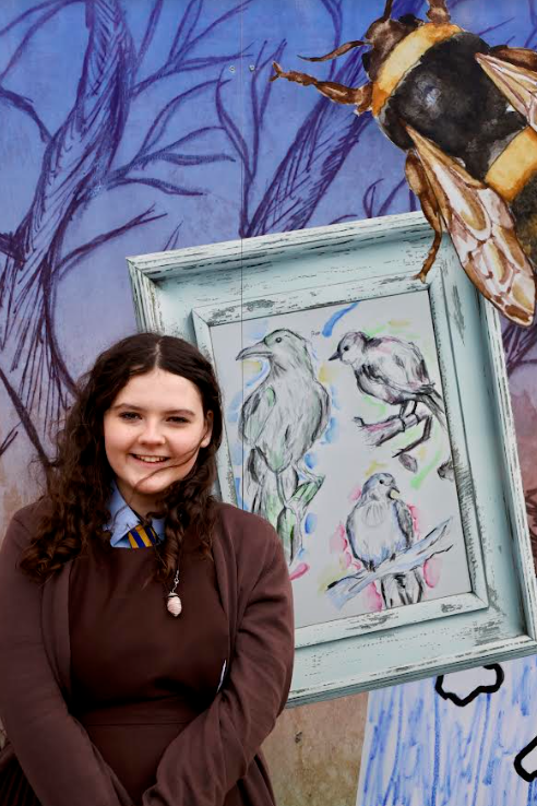 Pupils’ ‘natural world’ artwork goes on display across Wyndford estate