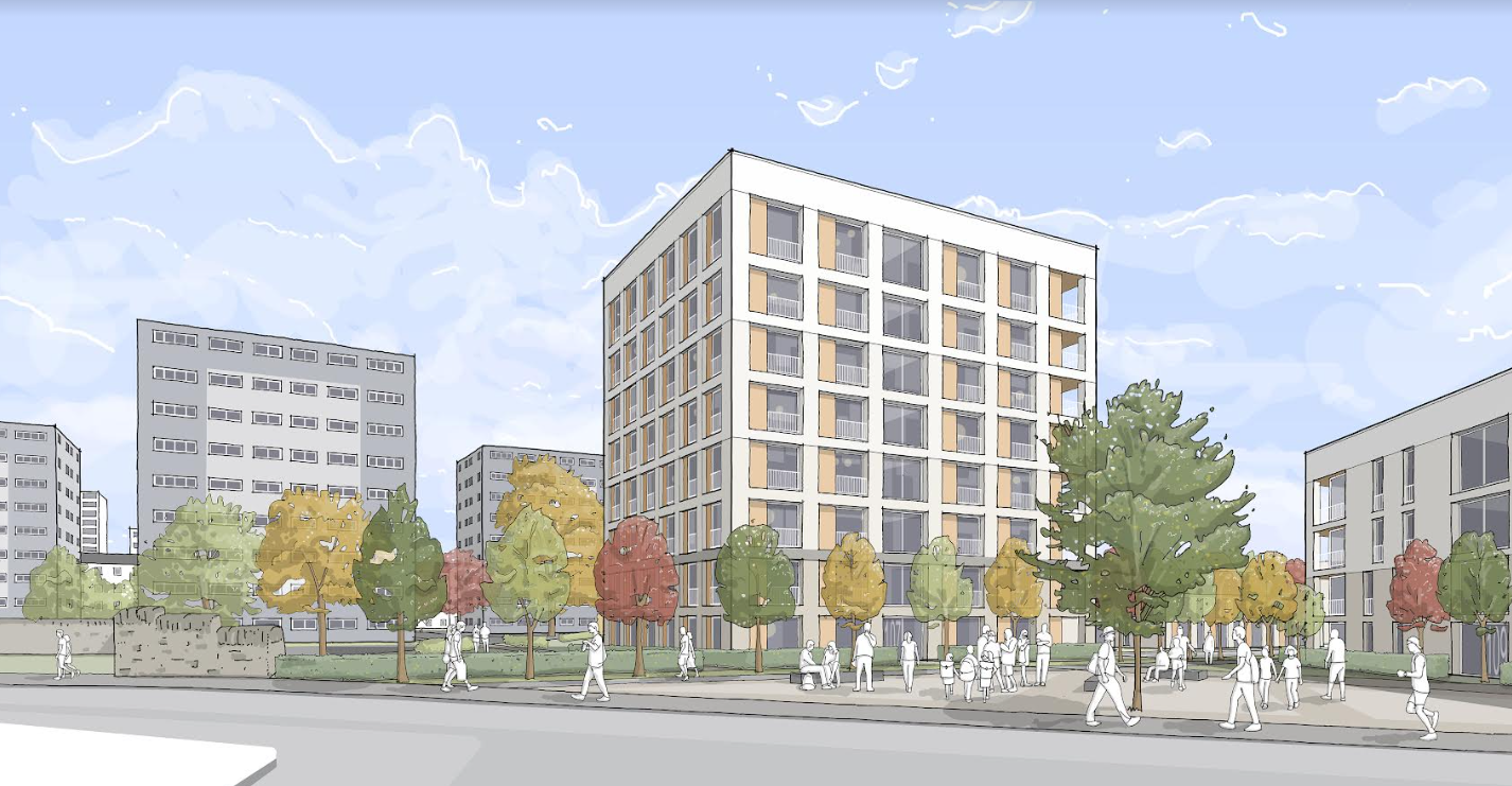 Wheatley unveils updated £100m Wyndford regeneration plan