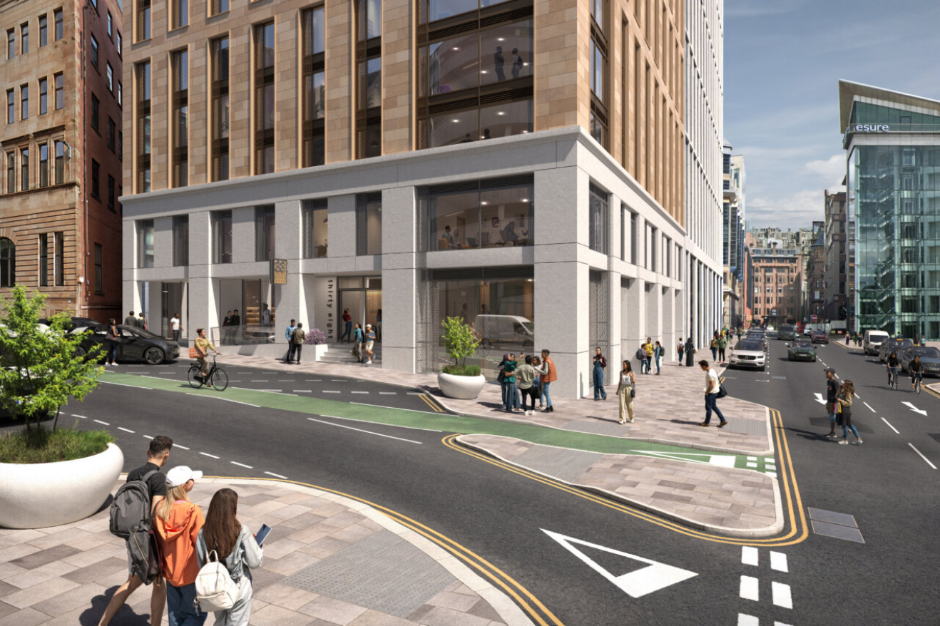 Full plans lodged for Glasgow office to student development