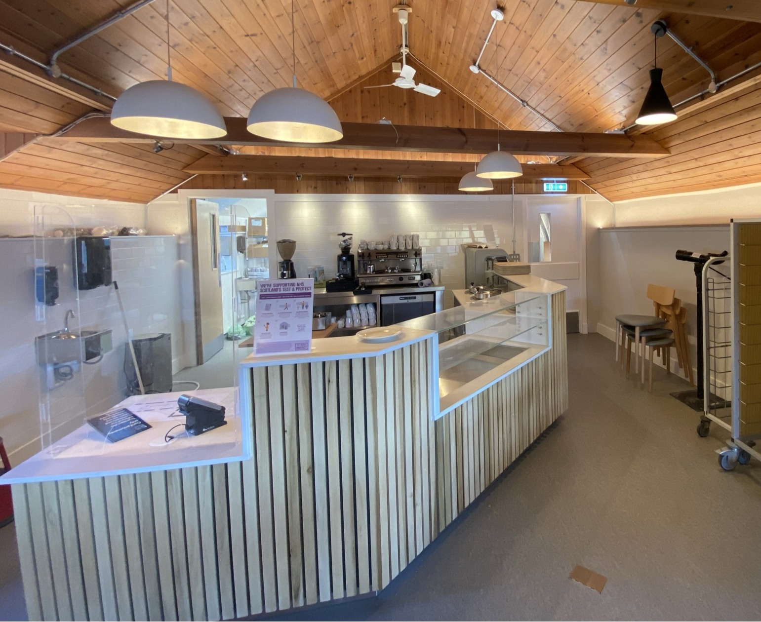 Spot on lighting for RSPB Loch Leven's new café