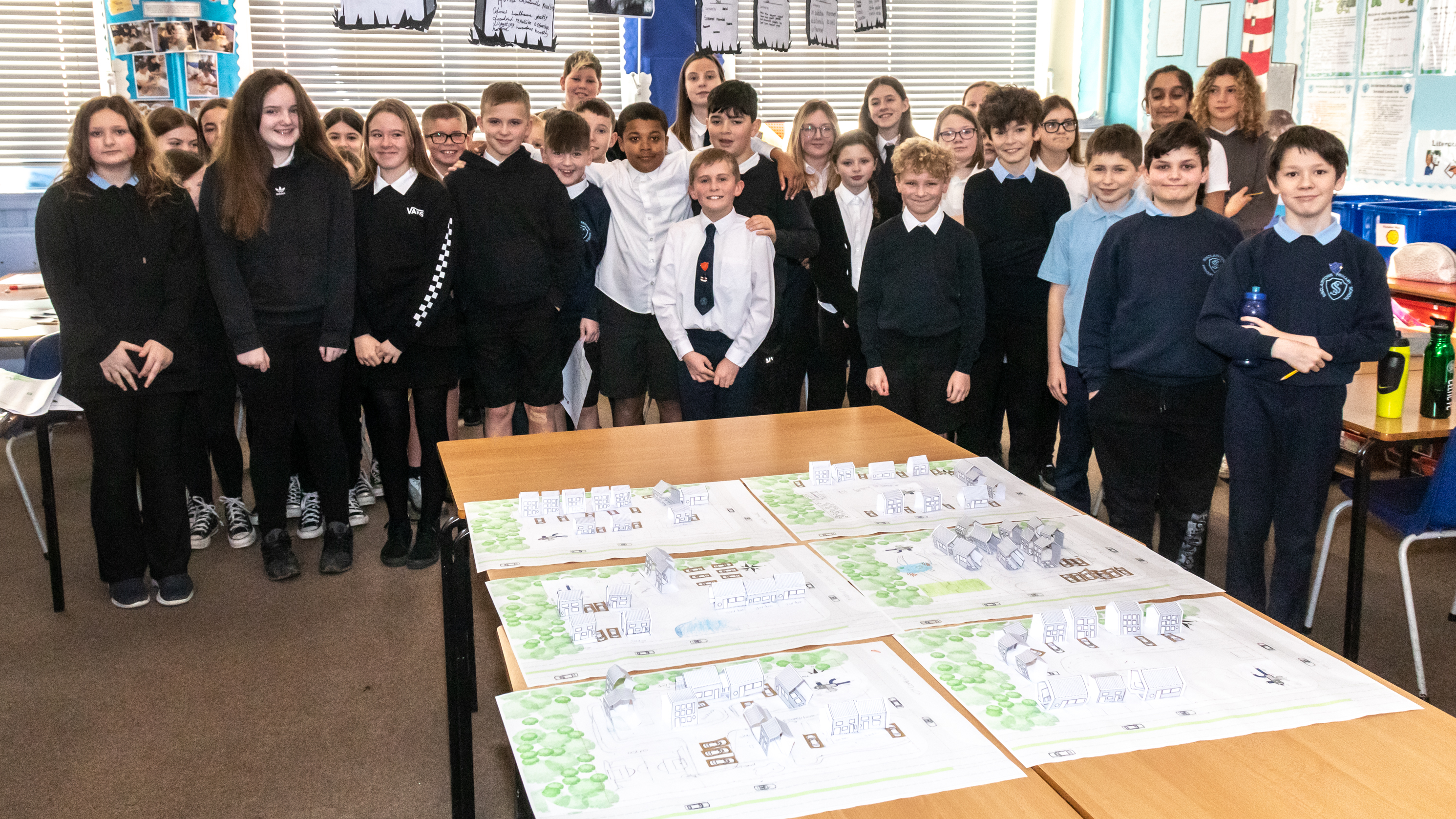 Whiteburn's Viewforth team challenges school children to design a sustainable development