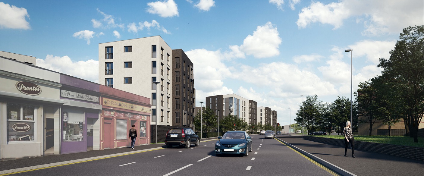 Springfield begins construction begins on affordable homes in Dalmarnock