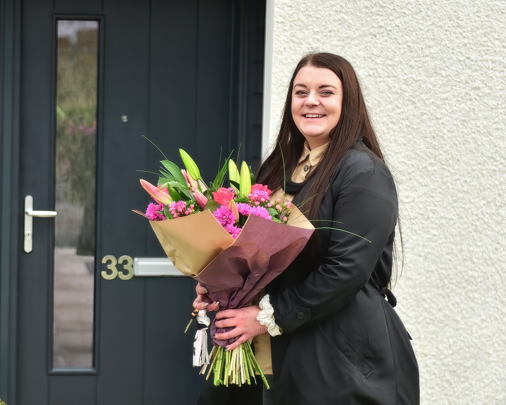 Berwickshire Housing Association hands over first new homes at Duns development