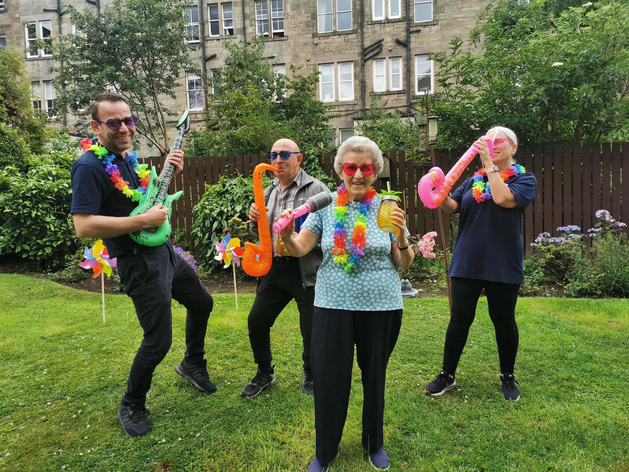 Sheltered housing tenants in Leith prepare for ‘Glastoldbury’