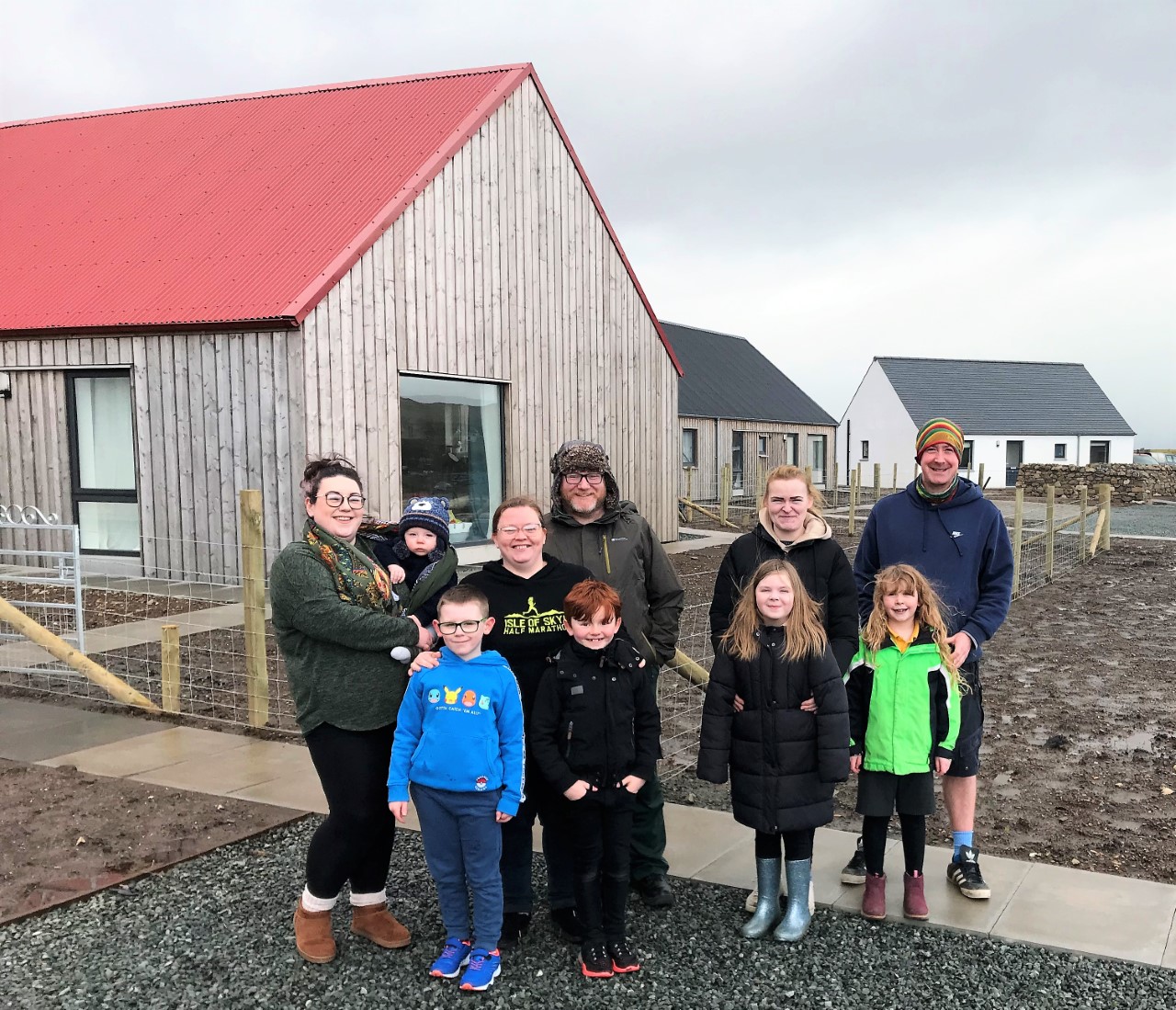 Families make their homes in new Skye community housing development