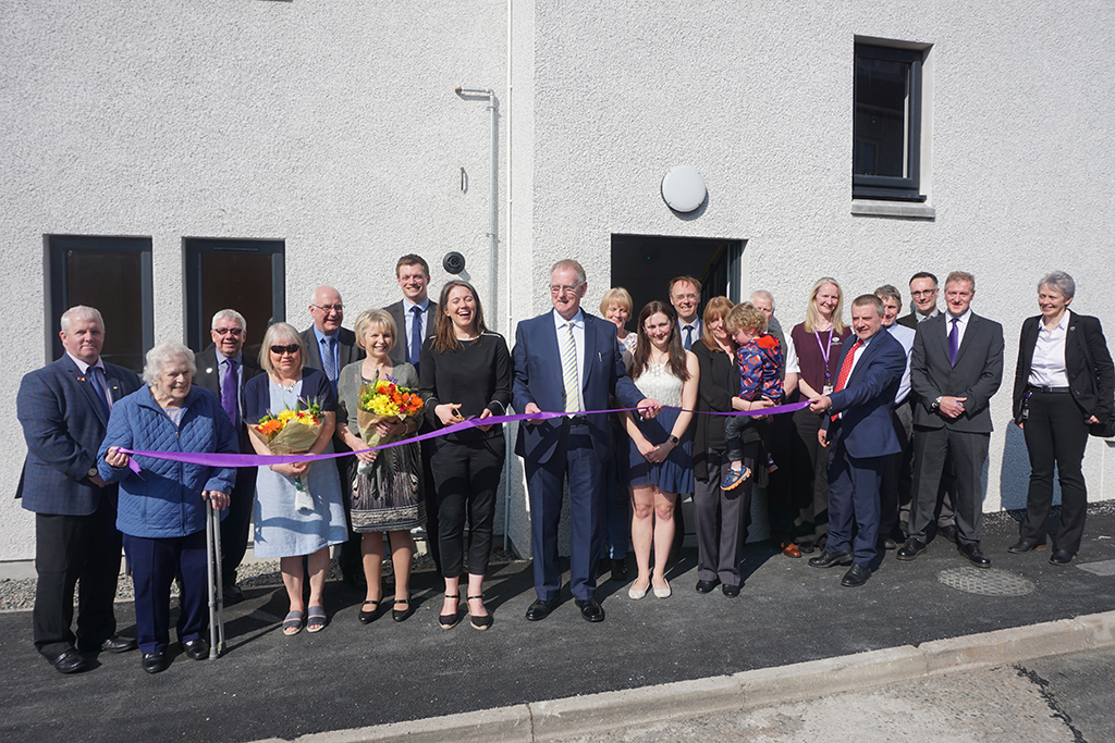 Communities secretary opens new Hebridean Housing Partnership development