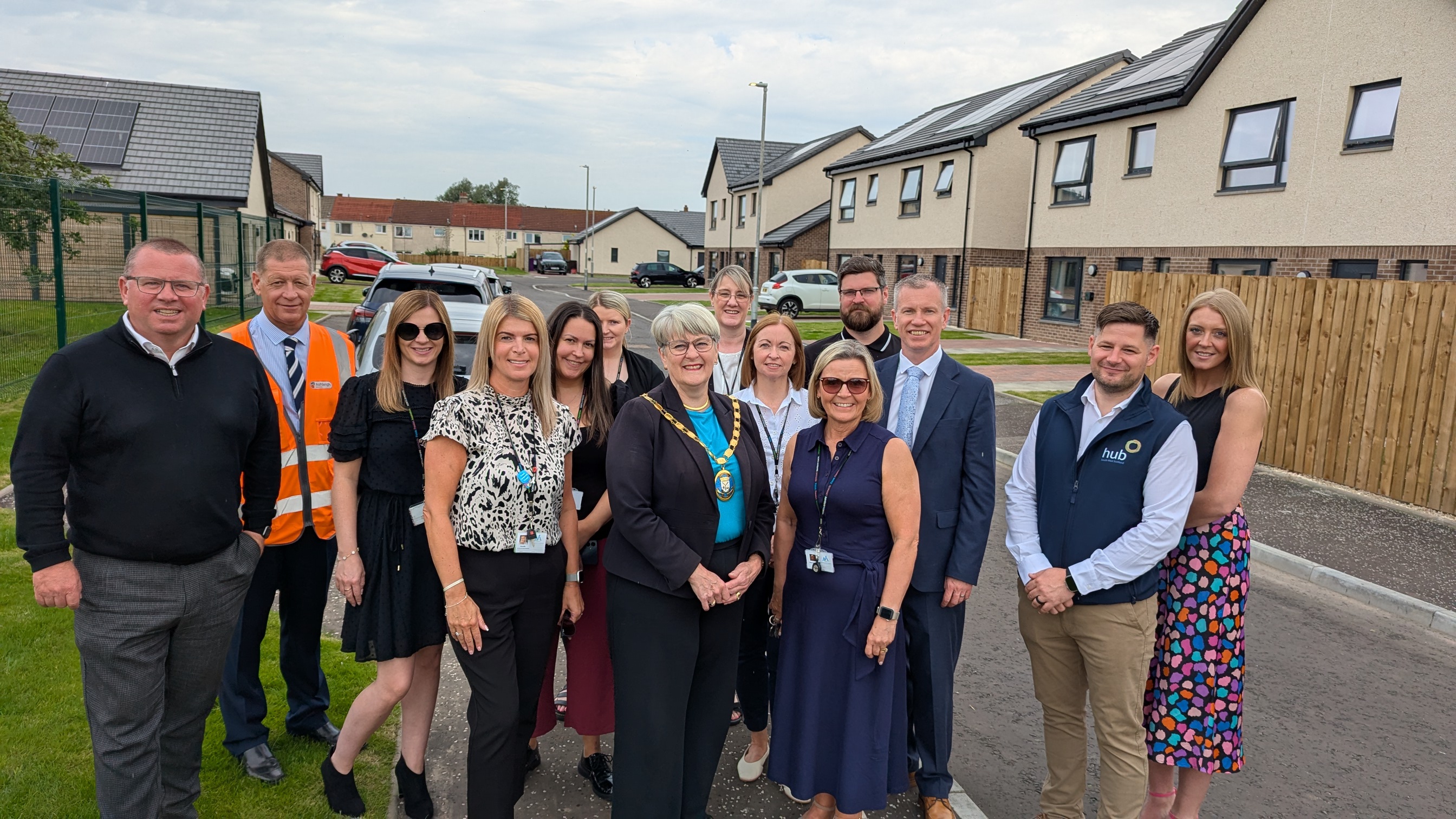 New council homes officially opened in Irvine